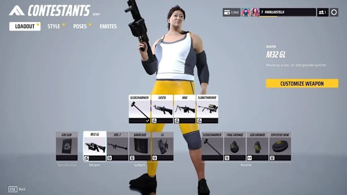 Shotgun medium build The Finals